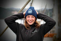 Rib-knit hat