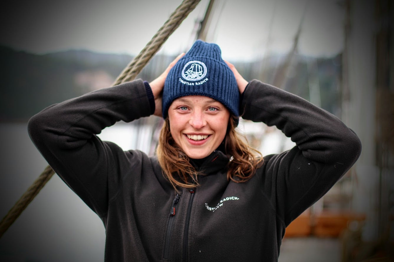 Rib-knit hat